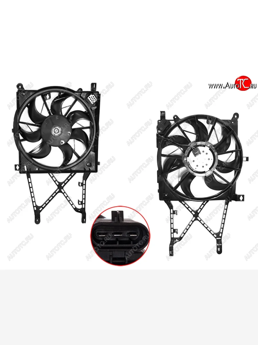 Диффузор радиатора в сборе SAT Opel Astra H универсал (2004-2007)  с доставкой в г. Керчь