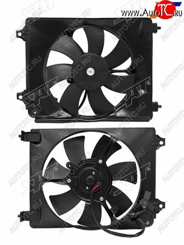 Диффузор радиатора в сборе SAT Honda Civic FK2 хэтчбэк 5 дв. (2011-2016)