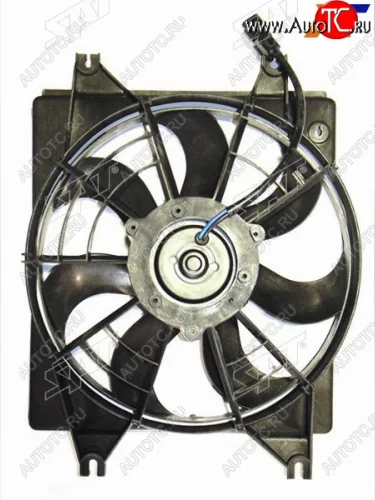 Диффузор радиатора в сборе SAT Hyundai Accent 1 X3 седан дорестайлинг (1994-1997)