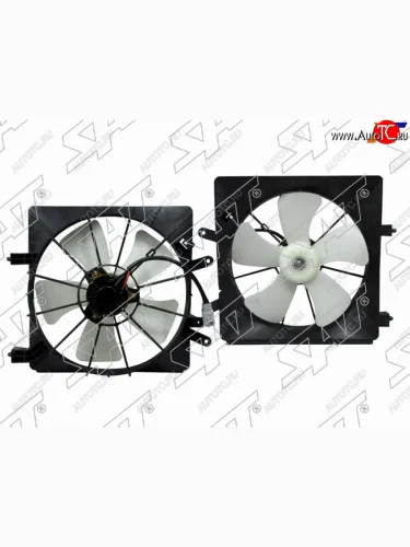 Диффузор радиатора в сборе SAT Honda Civic ES седан дорестайлинг (2000-2003)