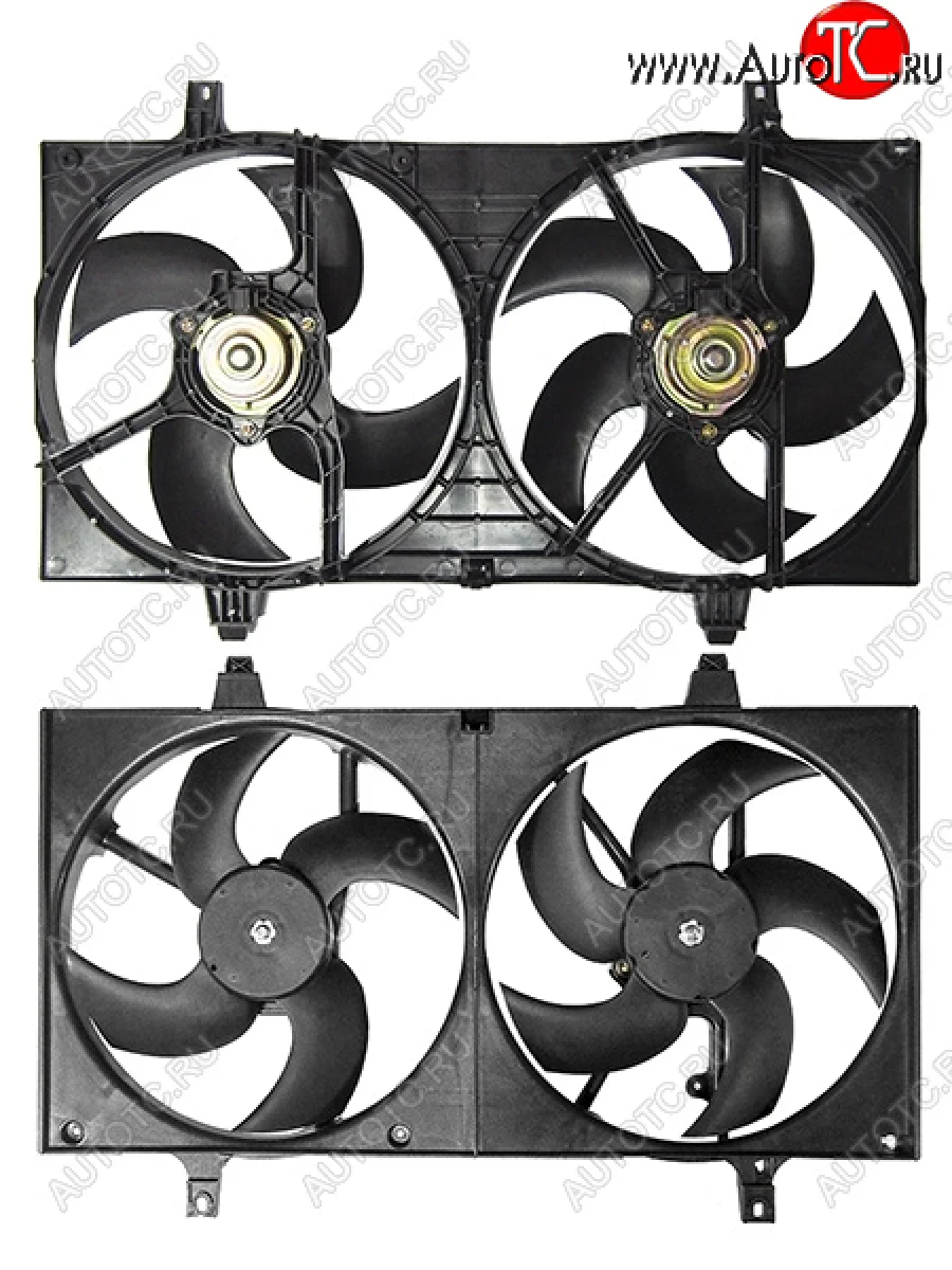 Диффузор радиатора SAT Nissan Almera 2 N16 седан дорестайлинг (2000-2003)  в Самаре Самарской области