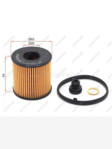 Фильтр масляный (картридж) V-2.0 SAT Hyundai Creta  SU (2020-2022), Hyundai Elantra  CN7 (2023-2025), KIA Sportage  5 NQ5 (2021-2025)