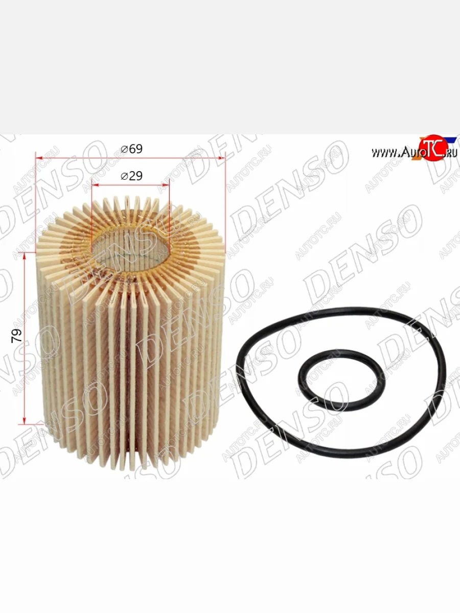 Фильтр масляный (картридж) DENSO Lexus IS250 XE20 седан дорестайлинг (2005-2013)  в Керчи Республика Крым