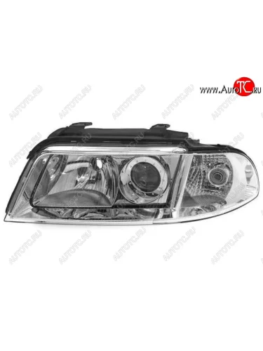 Левая фара (под корректор) DEPO Audi A4 B5 8D2 седан 2-ой рестайлинг (1999-2001)
