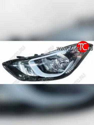 Левая фара (под корректор) DEPO Hyundai Elantra MD рестайлинг (2013-2016)
