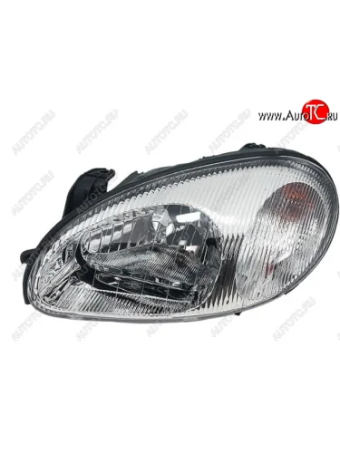 Левая фара (под корректор) DEPO Daewoo Lanos T100 хэтчбэк 5 дв. дорестайлинг (1997-2002)