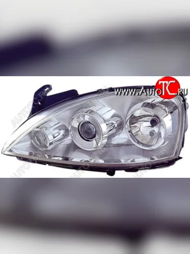 Левая фара (под корректор) DEPO Opel Corsa C (2000-2006)