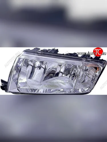 Левая фара (под корректор) DEPO Skoda Fabia Mk1 седан дорестайлинг (2000-2004)