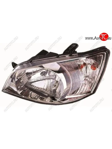 Левая фара (под корректор) DEPO Hyundai Getz TB хэтчбэк 5 дв. дорестайлинг (2002-2005)