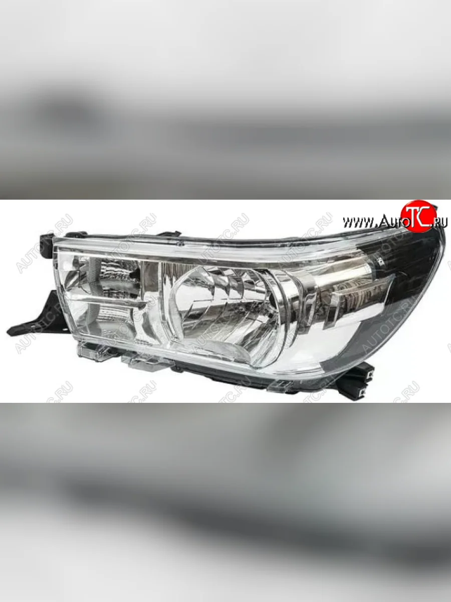 Левая фара (под корректор) DEPO Toyota Hilux AN120 дорестайлинг (2016-2020)  в Самаре Самарской области