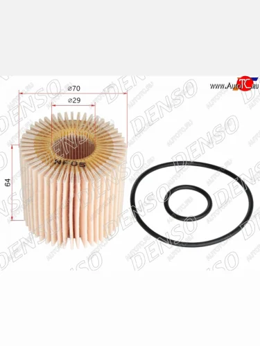 Фильтр масляный (картридж) DENSO Lexus RX350 AL10 дорестайлинг (2008-2012)