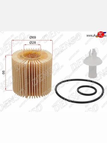 Фильтр масляный (картридж) DENSO Lexus RX350 AL10 дорестайлинг (2008-2012)