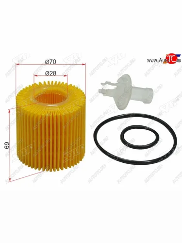 Фильтр масляный (картридж) SAT Lexus RX350 AL10 дорестайлинг (2008-2012)