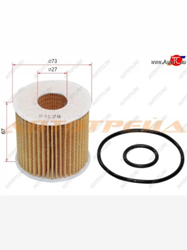 Фильтр масляный (картридж) MICRO Lexus RX350 AL10 дорестайлинг (2008-2012)