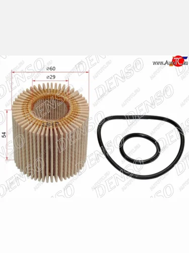 Фильтр масляный (картридж) DENSO Toyota Auris E150 хэтчбэк 5 дв. дорестайлинг (2006-2010)