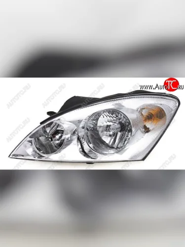 Левая фара (под корректор) DEPO KIA Ceed 1 ED дорестайлинг, хэтчбэк 5 дв. (2006-2010)