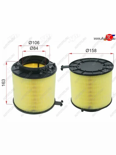 Фильтр воздушный SAT Audi A4  B8 - S5  8T