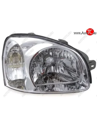 Правая фара (под корректор) DEPO Hyundai Santa Fe SM (2000-2012)