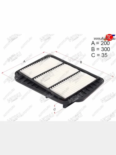 Фильтр воздушный HOSU Chevrolet Lacetti ( седан,  универсал,  хэтчбек) (2002-2013), Daewoo Nubira  J200 (2003-2008)