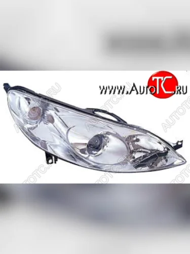 Правая фара (c электрокорректором) DEPO Peugeot 407 седан (2004-2010)