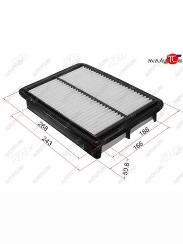 Фильтр воздушный SAT Hyundai Starex/Grand Starex/H1  TQ (2007-2022) дорестайлинг, рестайлинг, 2-ой рестайлинг