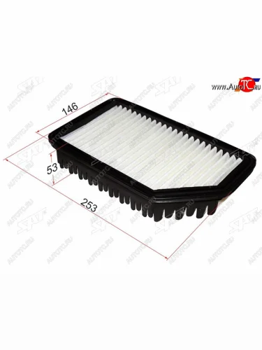 Фильтр воздушный SAT Hyundai Solaris ( RBr,  HCR) (2010-2022), KIA Rio ( 3 QB,  4 FB,  4 YB) (2011-2025)