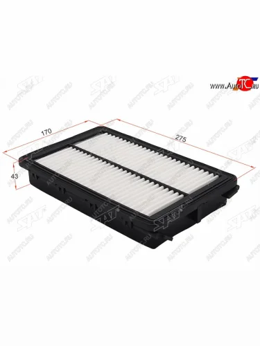  Фильтр воздушный SAT Hyundai Tucson  TL (2015-2021), KIA Sportage  4 QL (2016-2022)