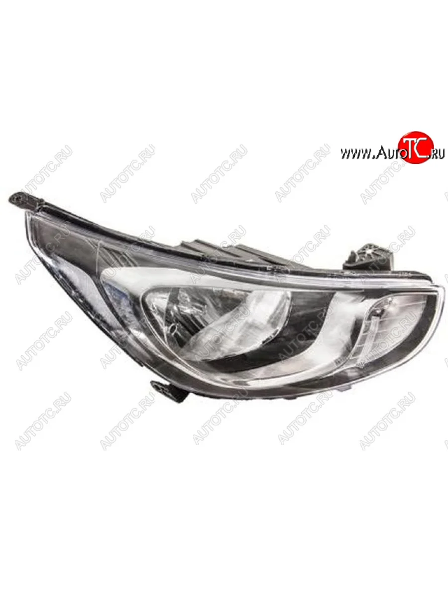 Правая фара (c электрокорректором) DEPO Hyundai Solaris RBr седан дорестайлинг (2010-2014)  в Перми Пермском крае