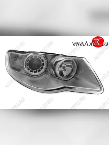 Правая фара (c электрокорректором) DEPO Volkswagen Touareg 1 GP рестайлинг (2006-2010)