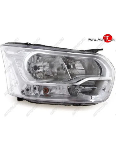 Правая фара (c электрокорректором) DEPO Ford Transit цельнометаллический фургон (2014-2022)