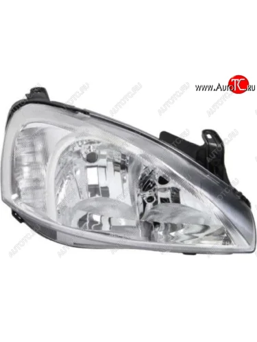 Правая фара (c электрокорректором) DEPO Opel Corsa C (2000-2006)