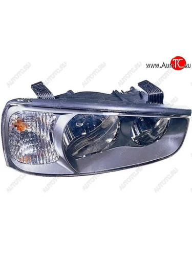 Правая фара (c электрокорректором) DEPO Hyundai Elantra XD седан дорестайлинг (2000-2003)