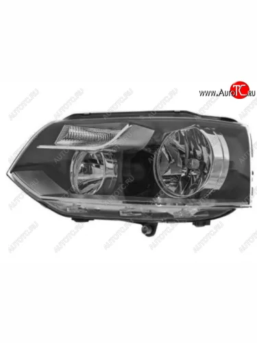 Левая фара (c электрокорректором) DEPO Volkswagen Transporter T5 рестайлинг (2009-2015)