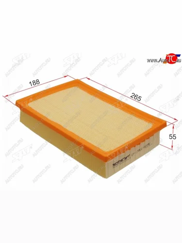 Фильтр воздушный SAT Lexus RX450  AL20 (2015-2019) дорестайлинг