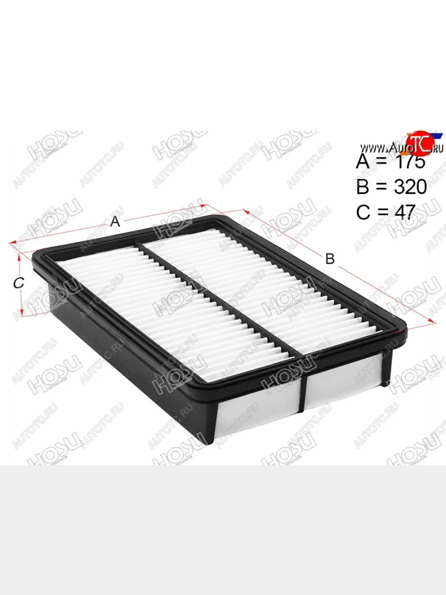 Фильтр воздушный HOSU  Mazda  6 ( GG,  GG, GY,  GH,  GJ), 626 ( GF,  GF,FW)  в Воронеже Воронежской области