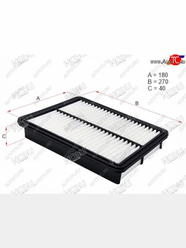 Фильтр воздушный HOSU Mazda CX-5 ( KE,  KF) (2011-2025) дорестайлинг, рестайлинг