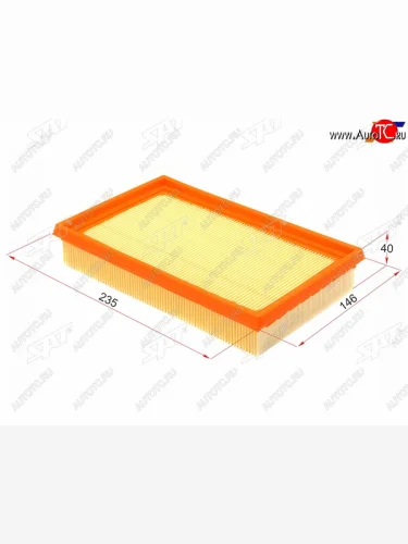 Фильтр воздушный SAT Mazda 323/Familia  седан (1998-2004) BJ дорестайлинг, BJ рестайлинг