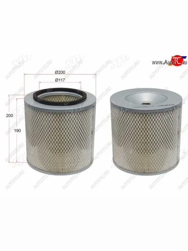 Фильтр воздушный SAT Isuzu Elf (NPR75) ( NMR) (1993-2023), Nissan Atlas  F23 (1992-2007), Nissan Condor (1990-2005)