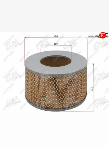 Фильтр воздушный EXCEL JAPAN Toyota 4Runner  N180 - Dyna ( XZU,  KDY)