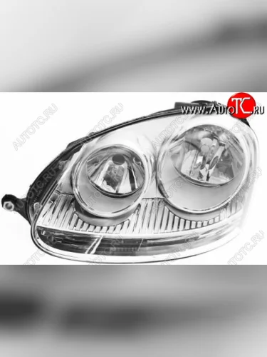 Левая фара (c электрокорректором) DEPO Volkswagen Jetta A5 седан (2005-2011)