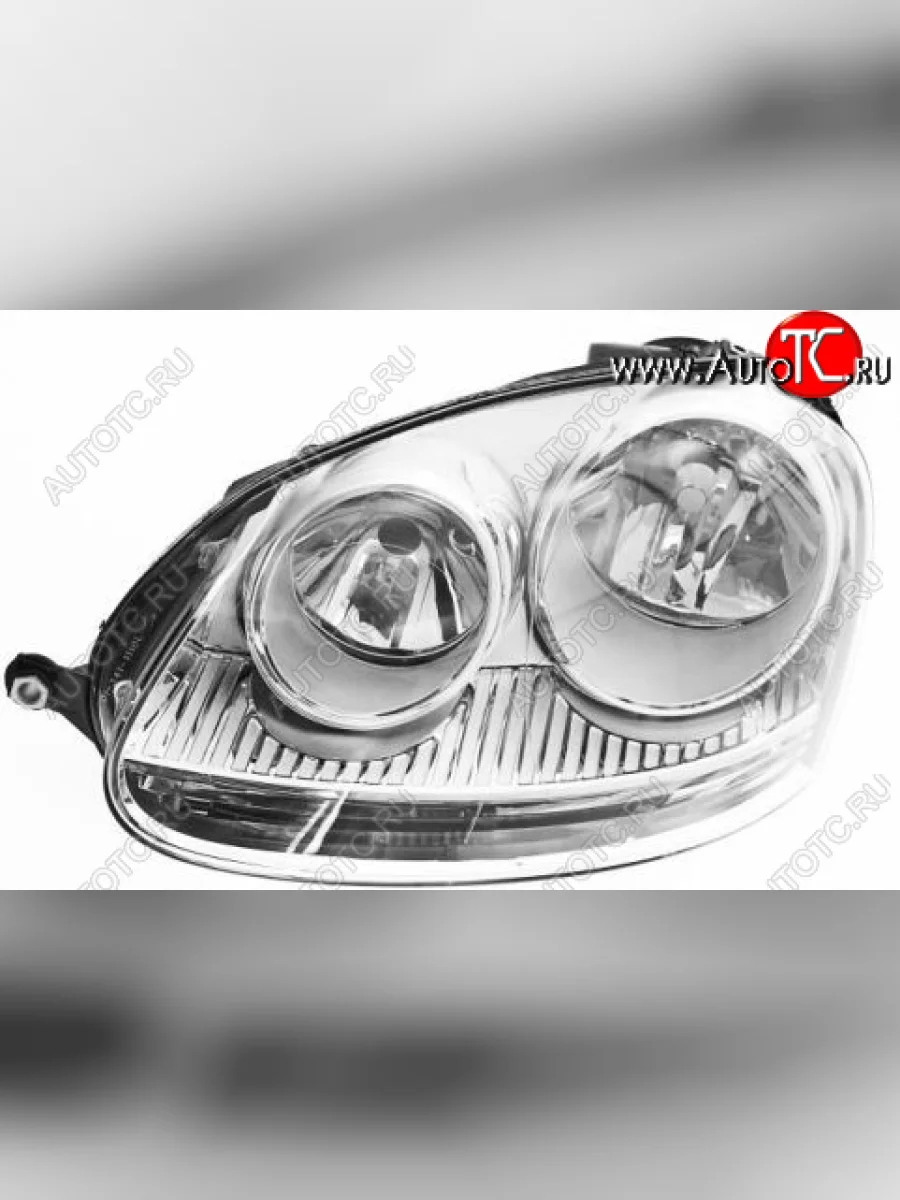 Левая фара (c электрокорректором) DEPO Volkswagen Jetta A5 седан (2005-2011)  в Самаре Самарской области
