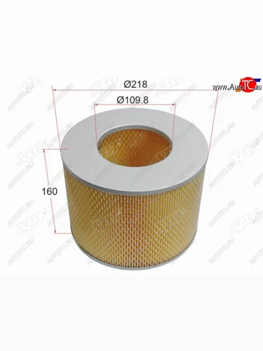 Фильтр воздушный SAT Hino Ranger ( 5,  6) (2001-2025), Toyota Dyna ( XZU,  KDY) (2002-2007), Toyota Town Ace  3 (1996-2008), Toyota ToyoAce ( XZU,  KDY) (2002-2007)