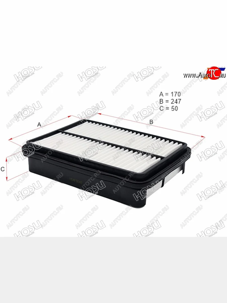 Фильтр воздушный HOSU  Toyota  Estima ( XR10,XR20,  AHR10,XR30, XR40,  AHR20,XR50), Noah ( 1,  2,  3,  R80), Town Ace ( 3,  s400), ToyoAce ( XZU,  KDY)  в Керчи Республика Крым