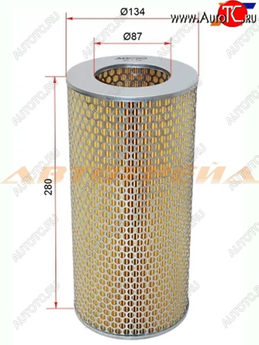 Фильтр воздушный MICRO Toyota Hiace  H100 (1989-2004) минивэн дорестайлинг (Япония), минивэн 1-ый рестайлинг (Япония), минивэн (Япония)  2-ой рестайлинг