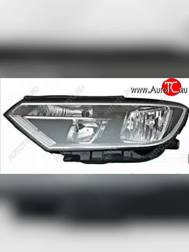 Левая фара (c электрокорректором) DEPO Volkswagen Passat B8 седан дорестайлинг (2015-2019)