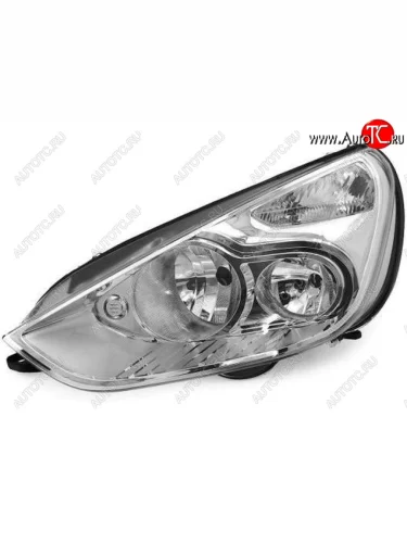Левая фара (c электрокорректором) DEPO Ford S-Max 1 дорестайлинг (2006-2010)