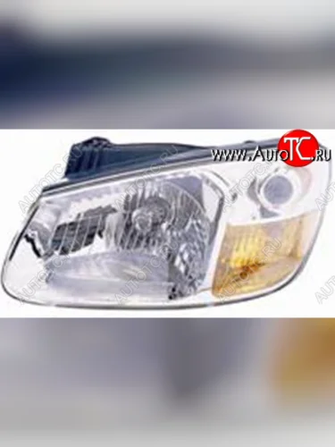 Левая фара (c электрокорректором) DEPO KIA Cerato 1 LD седан рестайлинг (2005-2008)