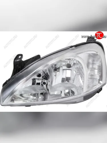 Левая фара (c электрокорректором) DEPO Opel Corsa C (2000-2006)