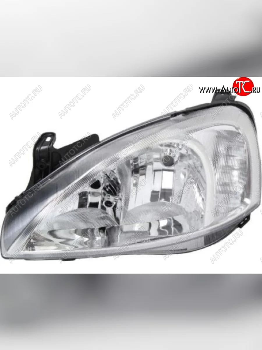 Левая фара (c электрокорректором) DEPO Opel Corsa C (2000-2006)  с доставкой в г. Пермь