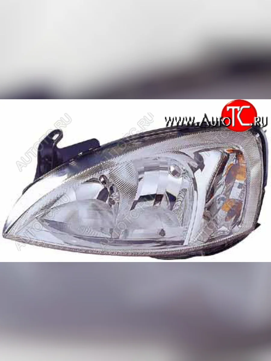 Левая фара (c электрокорректором) DEPO Opel Corsa C (2000-2006)  с доставкой в г. Пермь